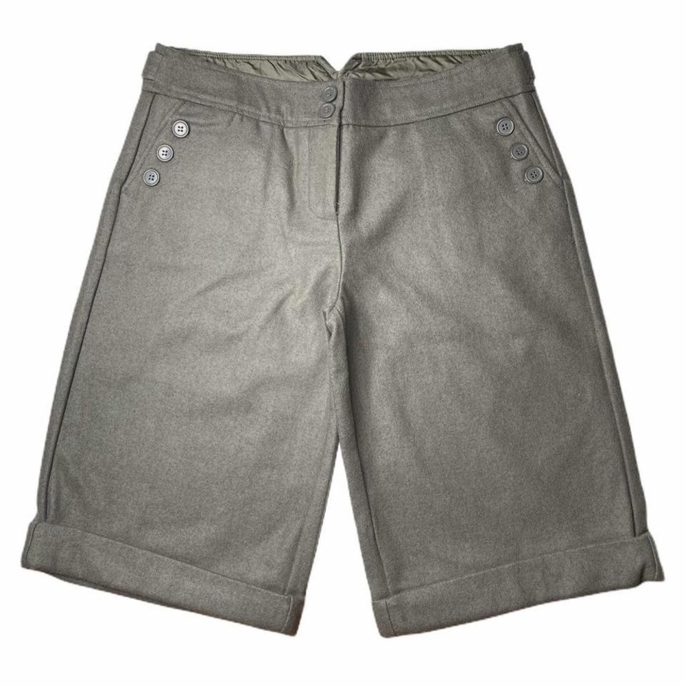 Vintage style‎ women's wool long shorts  SMALL